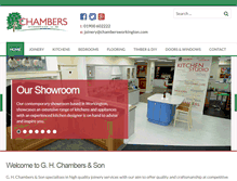 Tablet Screenshot of chambersworkington.com